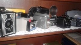 Vintage cameras-I have  added more since this photo