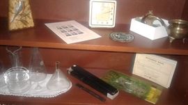 Apothecary glassware, slide rules and other geeky things