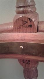 close up of Ship's Steering wheel