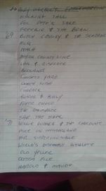 list of the movie posters