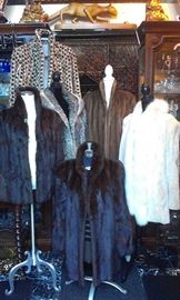 FUR SELECTION: 3 Minks, Sheared Beaver w fox trim, Persian Lamb, Patchwork Rabbit + additional 2 Minks & Fox to come after Features
