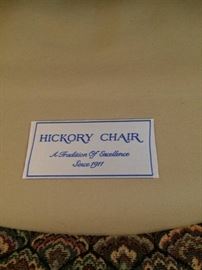 Label wing back chair