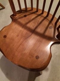 Seat detail of chair