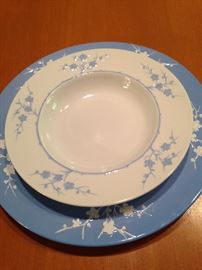 Spode dinner plate and salad bowl