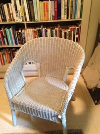 Another chair; many more books