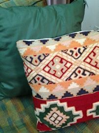 . . . pillows with design . . .