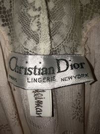 Christian Dior lingerie from Neiman's