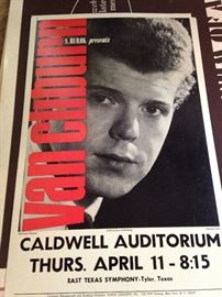 Vintage Van Cliburn poster 