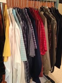 Consigned men's shirts