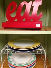 . . . and you are ready to cook and then EAT on colorful, fun plates!