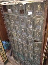 Old mail boxes