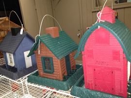Variety of bird houses