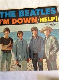 The Beatles - "Help" - 45 record in the jacket