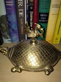 Brass lidded dish