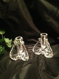 Lovely Steuben candle holders