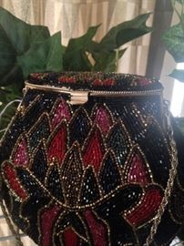 Beaded handbag