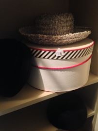 Hats and hat box