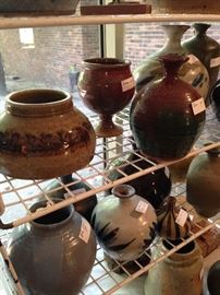 Miscellaneous pottery bowls and vases