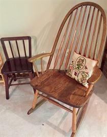 Adult and Child Rocking Chairs