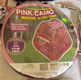 Pink Camo Tent/Hunting Blind