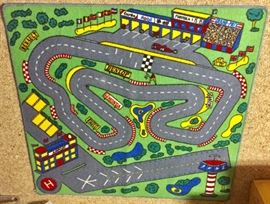 Race Car Play Rug