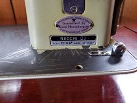 Vintage Necchi Sewing Machine