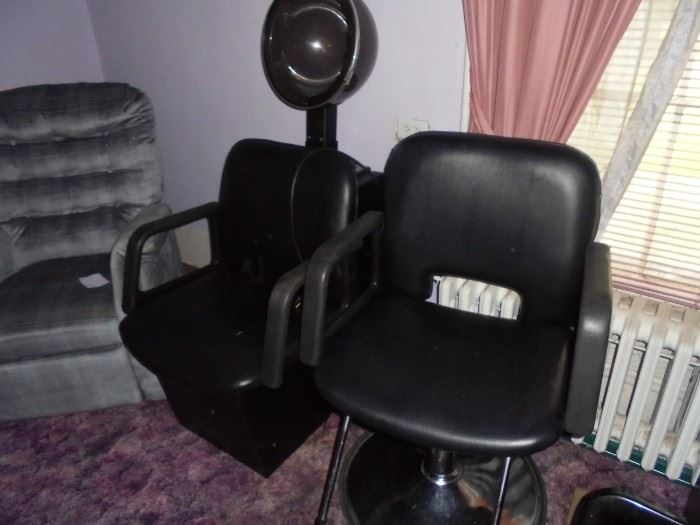 Hair salon chair & hair drying chair