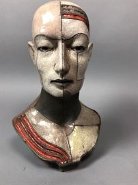 Lot 10 ZBIGNIEW CHOJNACKI Artisan Ceramic Bust Sculpture