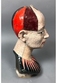 Lot 11 ZBIGNIEW CHOJNACKI Artisan Ceramic Bust Sculpture