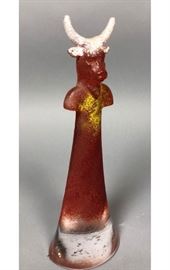 Lot 16 KOSTA BODA Art Glass Sculptures. KJELL ENGMAN Bul