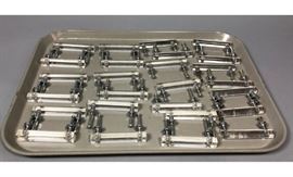 Lot 36 Large Lot Modernist Lucite Drawer Handles Pulls. 