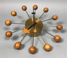 Lot 37 GEORGE NELSON for HOWARD MILLER Ball Clock. Vinta