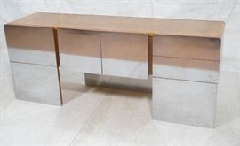 Lot 104 Modernist Mid Century Wood XCEPTION Credenza. Nat