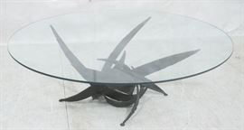 Lot 118 Silas Seandel Welded Metal Brutalist Coffee Table