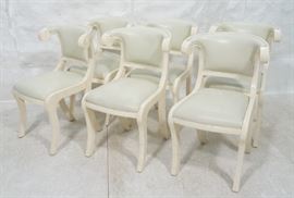 Lot 125 Set 6 ENRIQUE GARCEL Decorator Dining Chairs. Tes