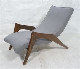 Lot 127 ADRIAN PEARSALL Walnut Chaise Lounge Chair. Elega