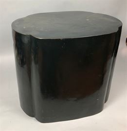 Lot 133 Asian style Burnished Bronze Side Table. Open han