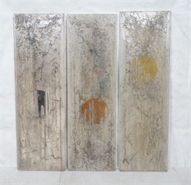 Lot 160 3 ANTONIO PURI  DHARMA 789 Modernist Paintings