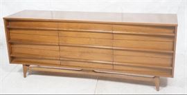 Lot 186 YOUNG American Modern Walnut Credenza Sideboard D