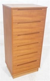 Lot 187 Danish Modern Teak Lingerie Chest. Platform base.