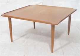 Lot 213 Danish SELIG Modern Teak Square Coffee Cocktail T