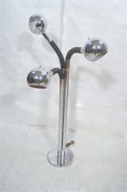 Lot 232 Modernist 70s Chrome Floor Lamp. Black Goose Nec