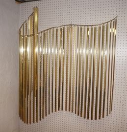 Lot 272 C JERE Gold Tone Metal Waterfall Dangle Sculpture