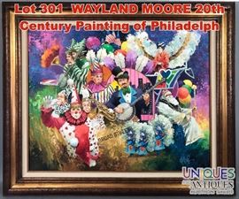 Lot 301 WAYLAND MOORE 20th Century Painting of Philadelph