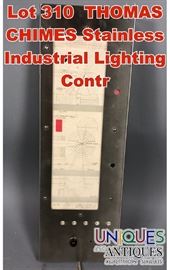 Lot 310 THOMAS CHIMES Stainless Industrial Lighting Contr