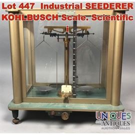 Lot 447 Industrial SEEDERER KOHLBUSCH Scale. Scientific i