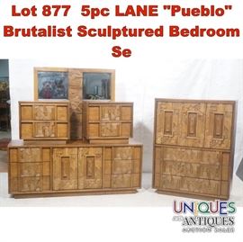 Lot 877 5pc LANE 