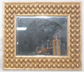 Lot 604 Oversized Gilt finish Wall Mirror