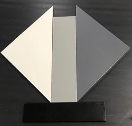 Lot 750 4 sets  Gray Black Variety Art Geometric wall ar