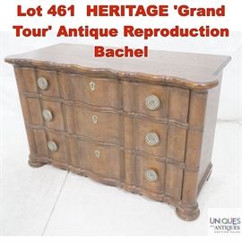 Lot 461 HERITAGE Grand Tour Antique Reproduction Bachel